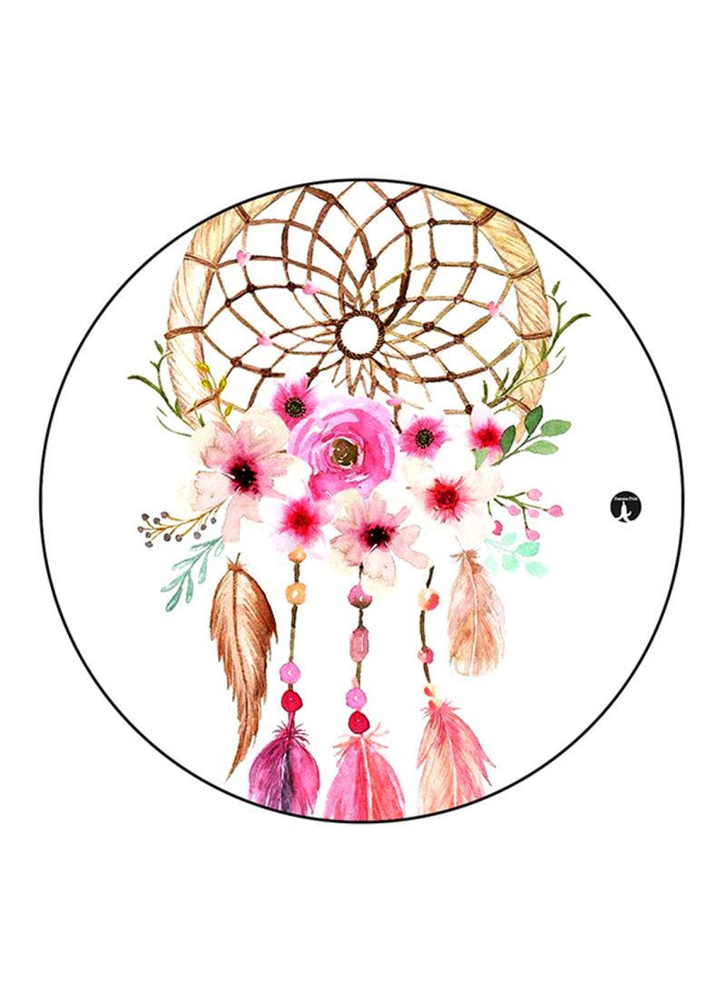 RKN Dream Catcher Printed Mouse Pad Round  Multicolour