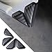 Wogomz 2PCS Car Door Corner Guards Carbon Fiber Auto Front Door Edge Guards for Door Corner AntiCollision Car Door Corner Protector Sticker Universal Car Accessories Decoration Black - Image 2