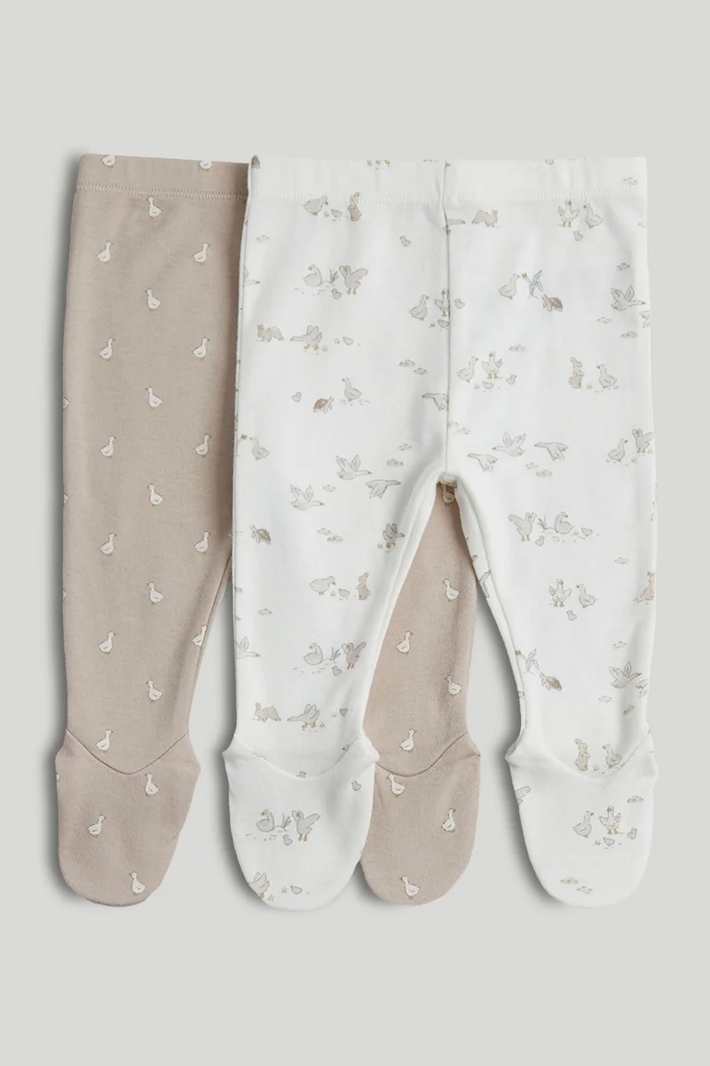 mothercare 2 Pack My First Leggings with Feet