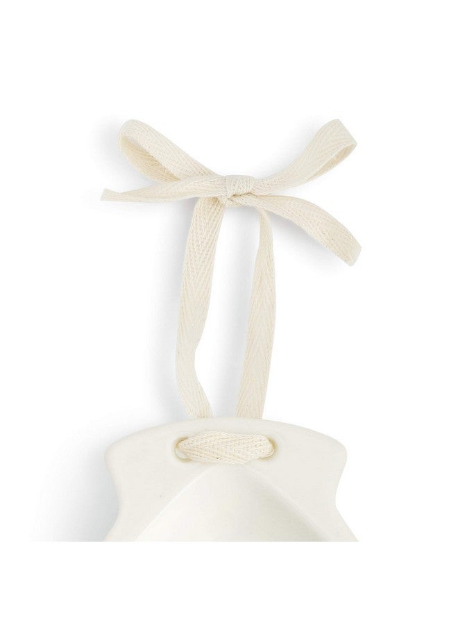 DEMDACO Bless This Baby Girl Glossy White 5 x 4 Ceramic Stoneware Baptism Bowl - Image 2