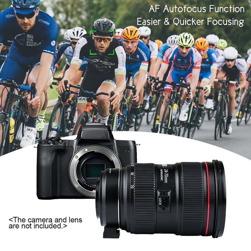 محول دائر وعدسة أوتو فوكس Viltrox EF-EOS M2 مع مضاعف طول البؤرة 0.71X والترقية عبر USB، يستبدل واستخدم عدسات كانون سلسلة EF مع كاميرات بدون مرآة كانون EOS EF-M من طرازي كانون EOS M/ M2/ M3/ M5/ M6/ M10/ M50/ M100 - Image 4