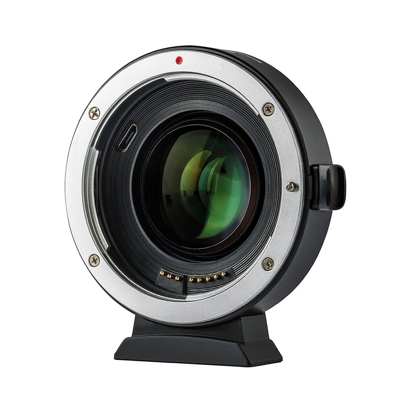 محول دائر وعدسة أوتو فوكس Viltrox EF-EOS M2 مع مضاعف طول البؤرة 0.71X والترقية عبر USB، يستبدل واستخدم عدسات كانون سلسلة EF مع كاميرات بدون مرآة كانون EOS EF-M من طرازي كانون EOS M/ M2/ M3/ M5/ M6/ M10/ M50/ M100 - Image 1