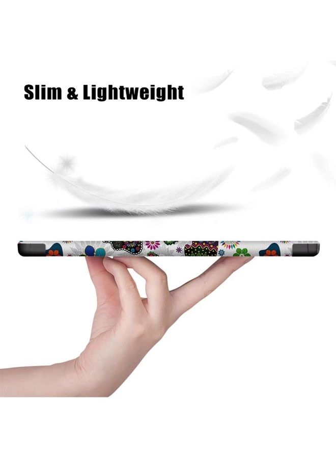 غطاء قابل للطي بطبعة فراشة لهاتف Samsung Galaxy Tab A8 2021 - Image 5