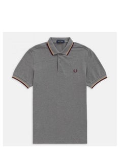 FRED PERRY Fred Perry Wheat polo Shirt men's short-sleeved cotton slim-fit business casual lapel top 