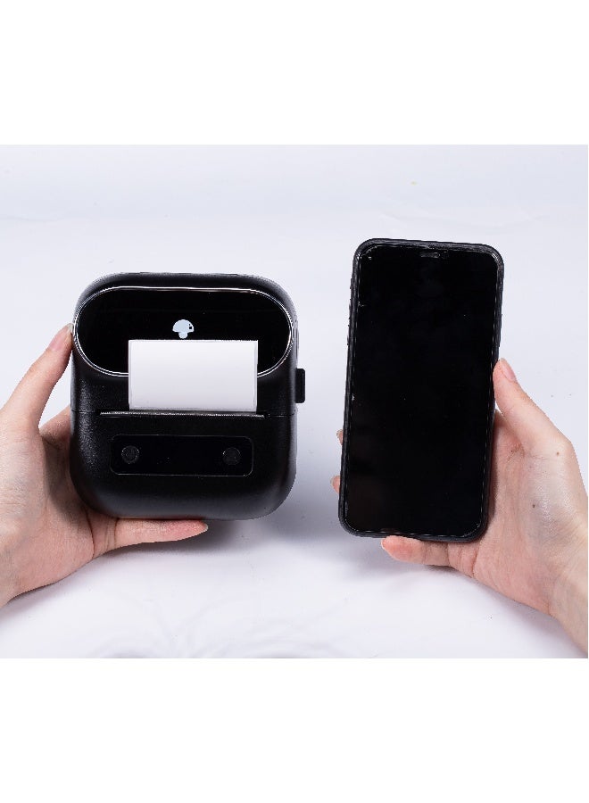 M220 Bluetooth Wireless Label Maker Black Barcode Receipt Printer Portable For Retail Shop Address Label Stock Inventory Small Business Home Office Compatible with Phone and PC - Image 5