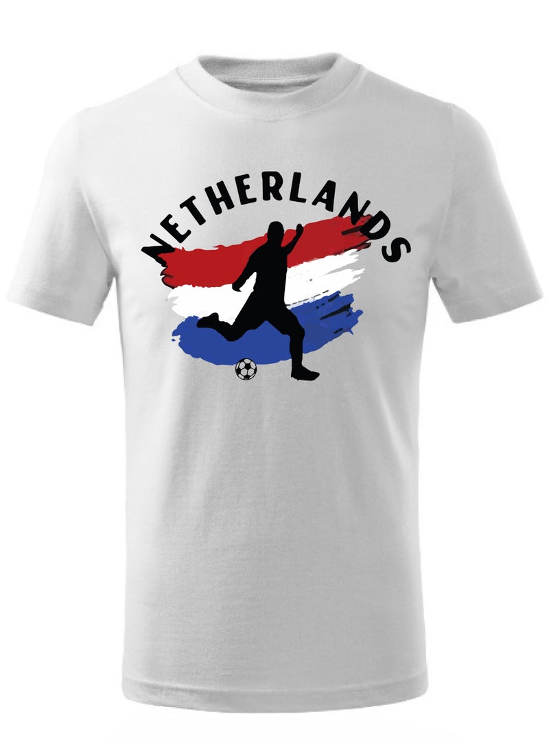 World Fans printed T shirts Supporting The Football Team Jersey T shirts For Men | Women | Kids to win the cup (White)  - Image 1