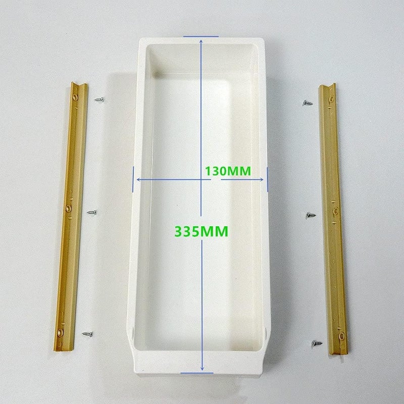 SSS Industrial Sewing Machine Table Mounted Plastic Drawer with 2 Sliders 6 Screws Industrial Sewing Machine - Image 2