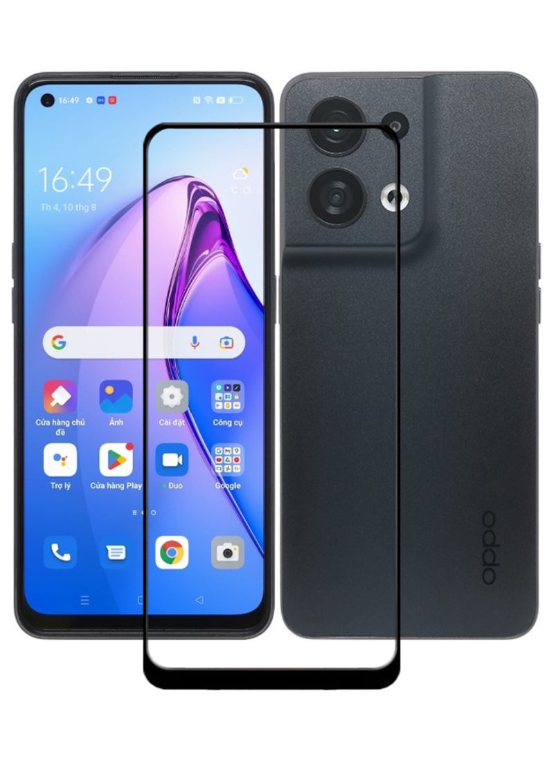 ACLIX Antistatic ESD Dustproof Premium Quality High Definition Tempered Glass Screen Protector Designed For Oppo Reno8 - Image 1