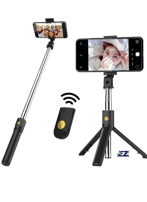 Wireless Bluetooth Selfie Stick Tripod with Remote Shutter – Elevate Your Photography Game for Stunning Shots and Live Streams
