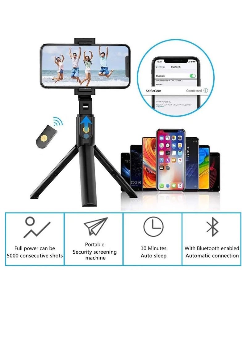 ELTRAZONE - Wireless Bluetooth Selfie Stick Tripod with Remote Shutter – Elevate Your Photography Game for Stunning Shots and Live Streams - Image 1