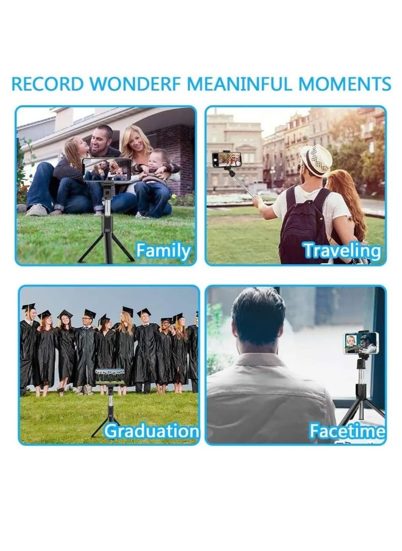 ELTRAZONE - Wireless Bluetooth Selfie Stick Tripod with Remote Shutter – Elevate Your Photography Game for Stunning Shots and Live Streams - Image 1
