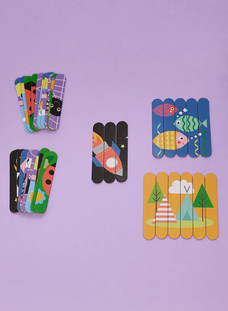 Floss & Rock Puzzle Sticks Card Game In Cdu