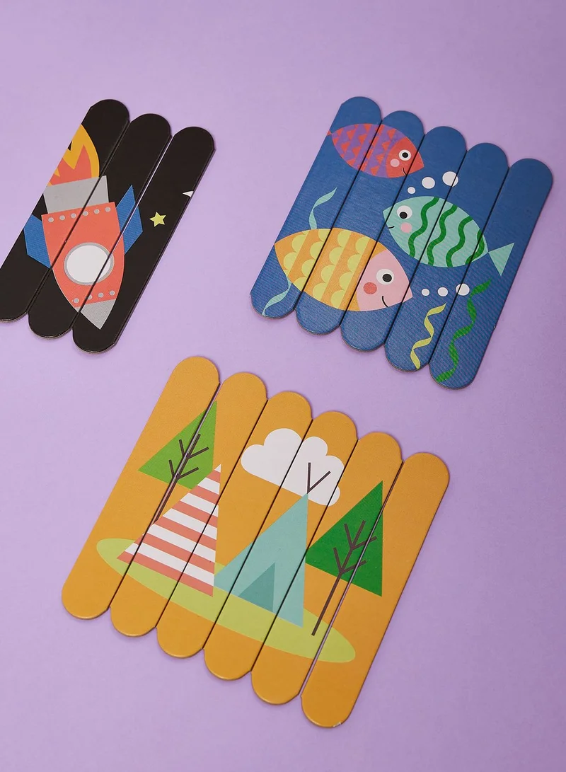 Floss & Rock Puzzle Sticks Card Game In Cdu