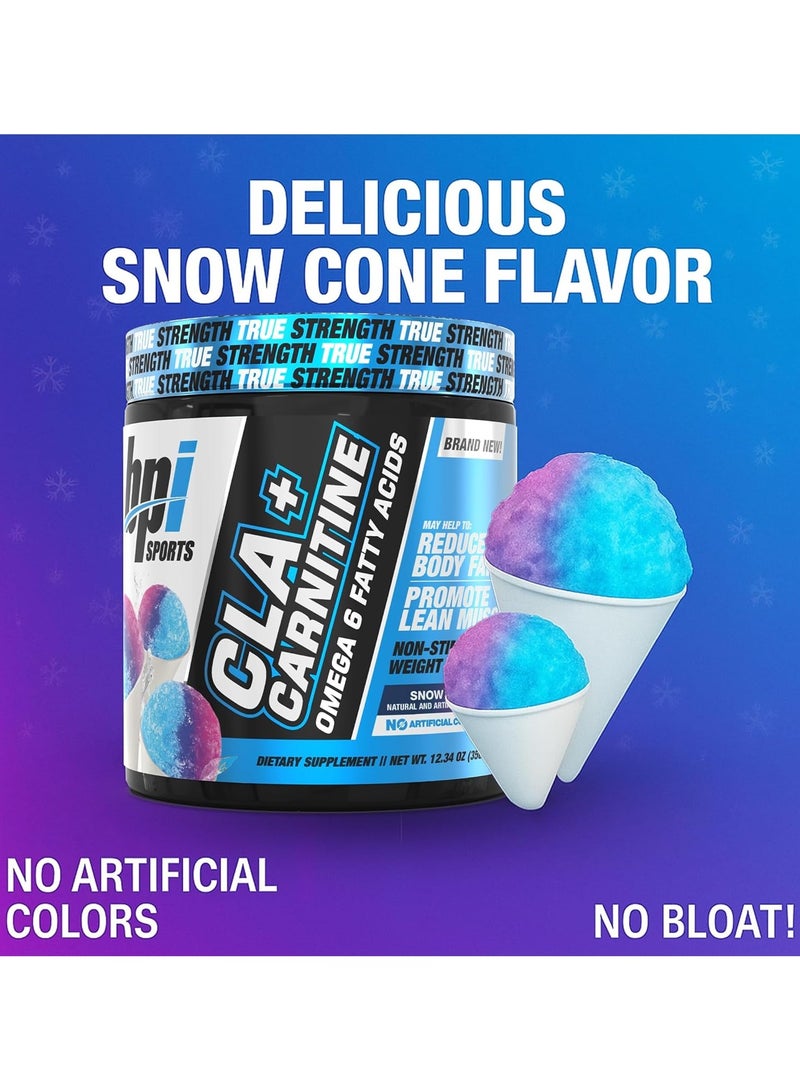 بي بي آي سبورتس سي ال ايه+ كارنيتين حارق دهون عالي التركيز - سنو كون - (50 حصة) - Image 5