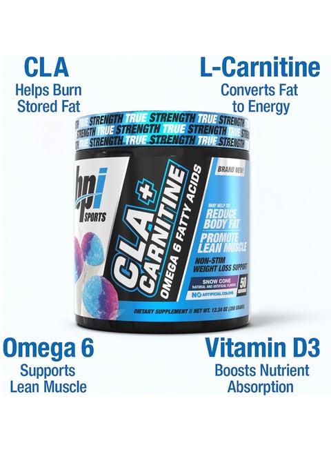 l carnitine and cla for weight loss BPI Sports, + Powder, 50 Servings, Fruit Punch Flavor BPI Sports, CLA + Carnitine