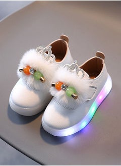 Soft-soled princess shoes with for children aged 1-6