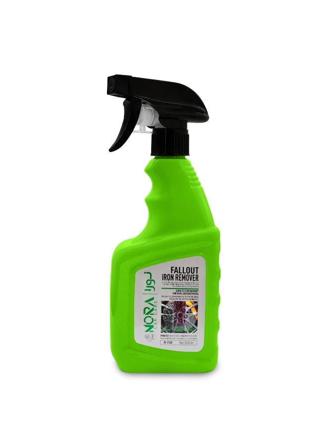 NORA Car Care Fallout Iron Remover Spray | Quick Decontaminant for Rims & Bodywork | Neutralizes Odor | Bleeds Purple for Spotless & Pristine Vehicle Surfaces | 500ml - Image 3