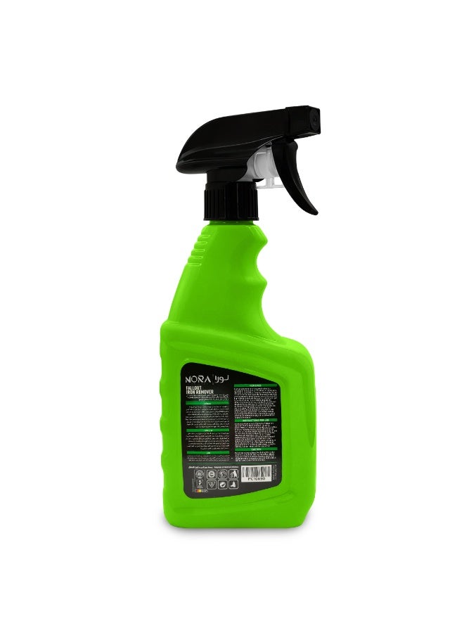 NORA Car Care Fallout Iron Remover Spray | Quick Decontaminant for Rims & Bodywork | Neutralizes Odor | Bleeds Purple for Spotless & Pristine Vehicle Surfaces | 500ml - Image 5