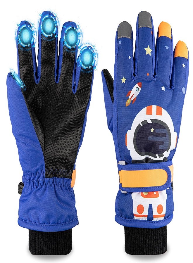 OMECHY Kids Ski Snow Gloves Waterproof Winter Cold Weather Windproof Warm Snowboard Sport Mittens for Boys Girls - Image 1