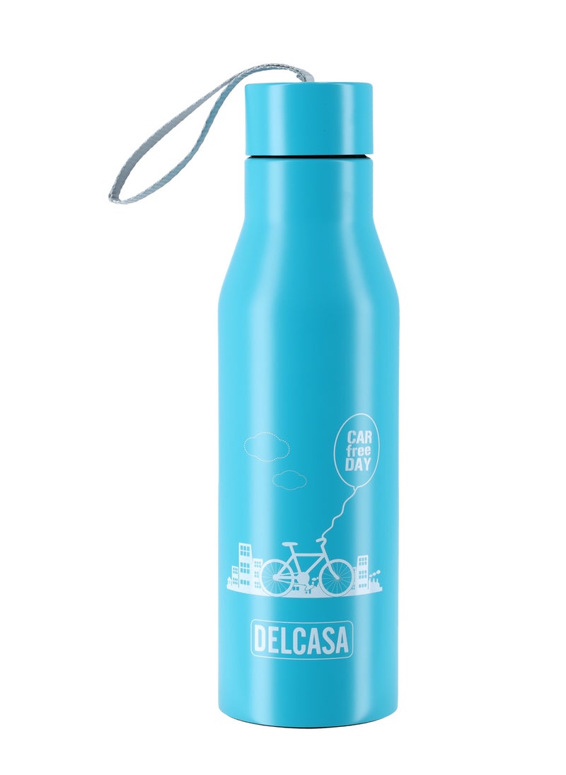 DELCASA Vacuum Bottle Stainless Steel, 450ml Thermos  - Image 1
