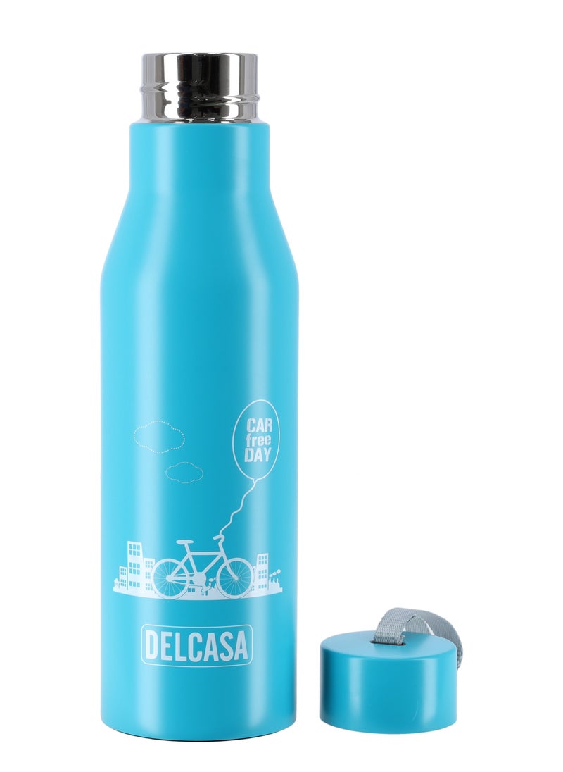 DELCASA Vacuum Bottle Stainless Steel, 450ml Thermos  - Image 3