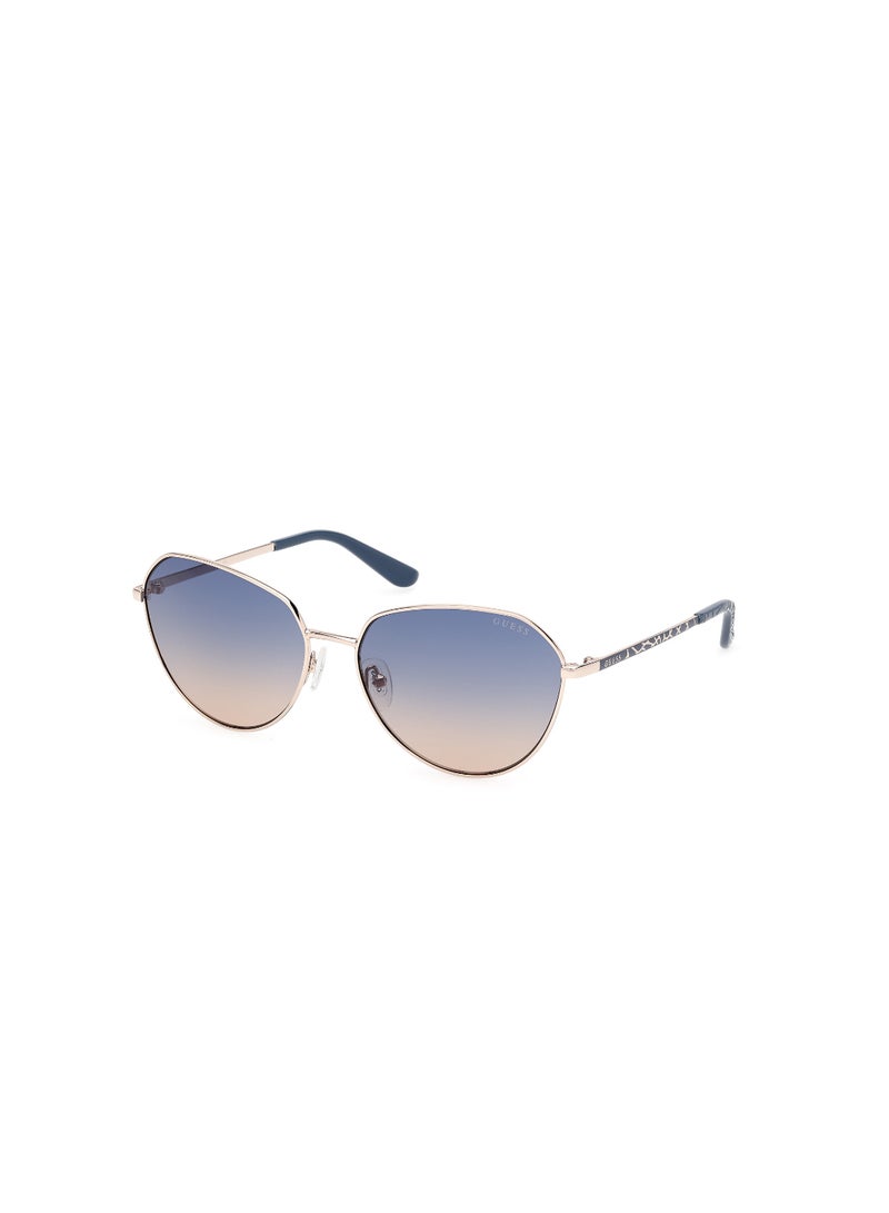 GUESS Metal Round Full Rim Women Uv Protection Sunglass - Image 1
