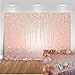 Mocsicka Backdrop Rose Gold Glitter Sweet Sixteen Birthday Party Background 7x5ft Rose Gold Birthday Baby Shower - Image 2