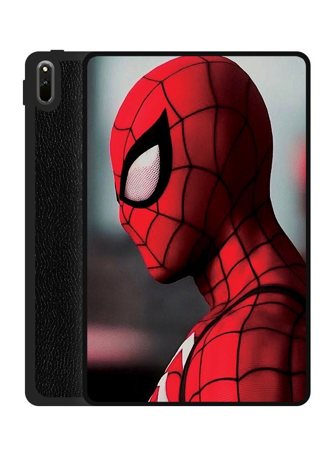 Theodor Protective Flip Case Cover For Huawei MatePad 11 2021 Spider Man Side Face - Image 1