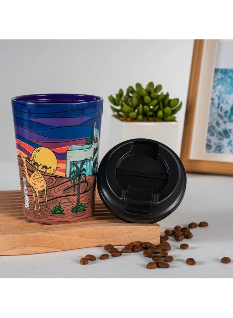 made by Fressko 12oz Chemistry Camel Ceramic Interior Cup - Image 4