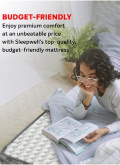Sleepwell Sleepwell Stargold Profiled Resitec Foam Mattress Bed Anti Sag Tech Mattress Grey | 200L X 180W cm |King Size| Thickness 20 cm  - Image 4