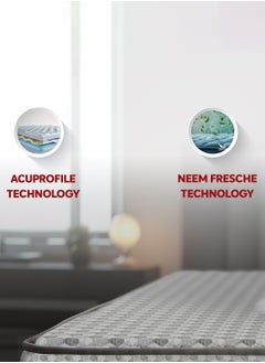 Sleepwell Sleepwell Stargold Profiled Resitec Foam Mattress Bed Anti Sag Tech Mattress Grey | 200L X 180W cm |King Size| Thickness 20 cm  - Image 2