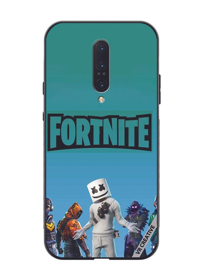 VR CREATIVE Protective Case Cover For OnePlus 7 Pro Fortnite Design Multicolour - Image 1