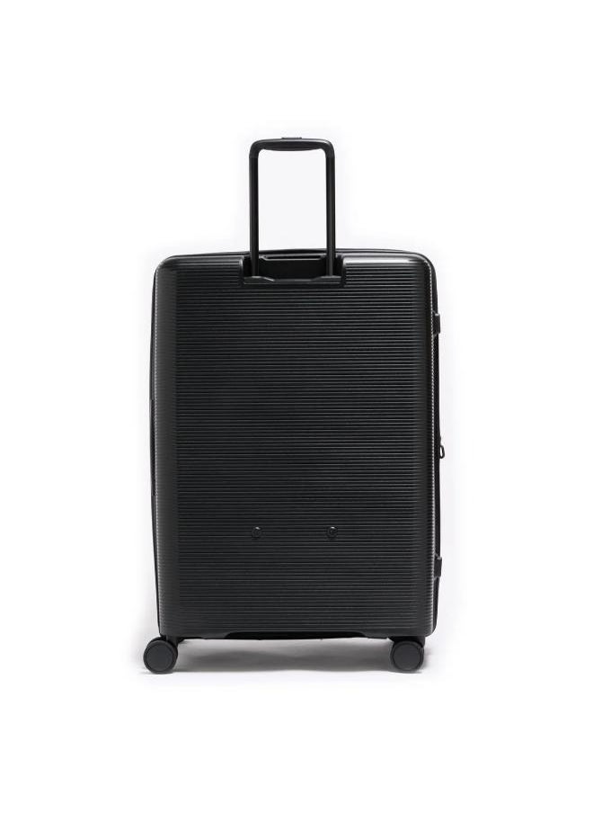 Echolac - Forza 75cm Hardcase Expandable 4 Double Wheel Cabin Luggage Trolley - Black - Image 1
