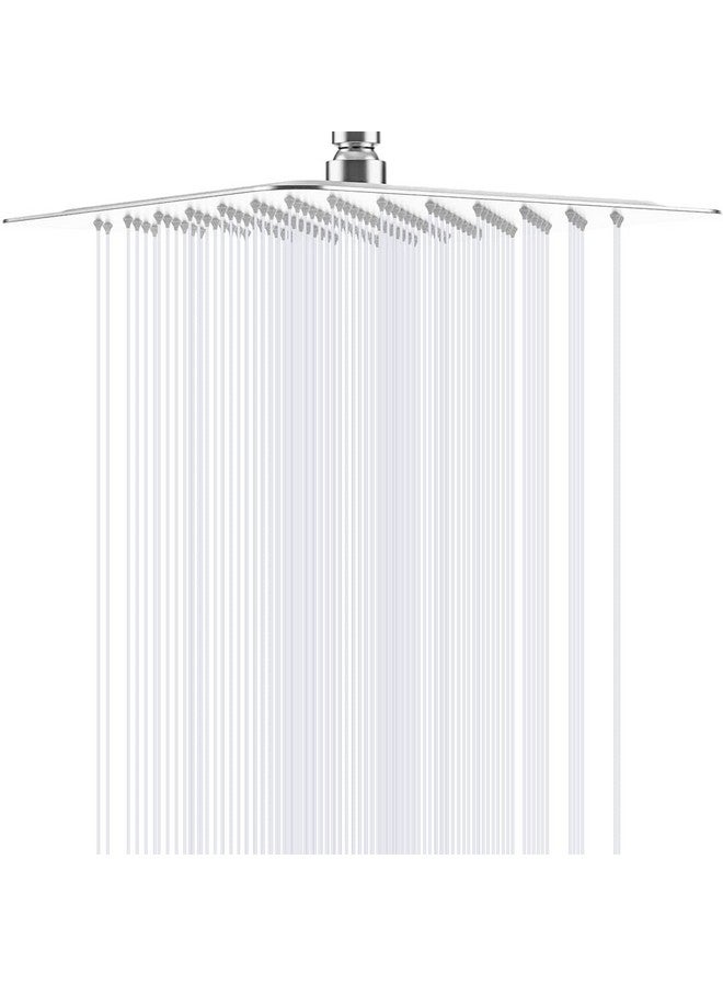 ALTON SHR20805 Stainless Steel 12x12 Square Overhead Shower Without Arm, Chrome Finish - Image 1