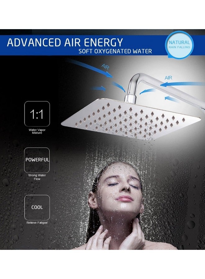 ALTON SHR20805 Stainless Steel 12x12 Square Overhead Shower Without Arm, Chrome Finish - Image 4