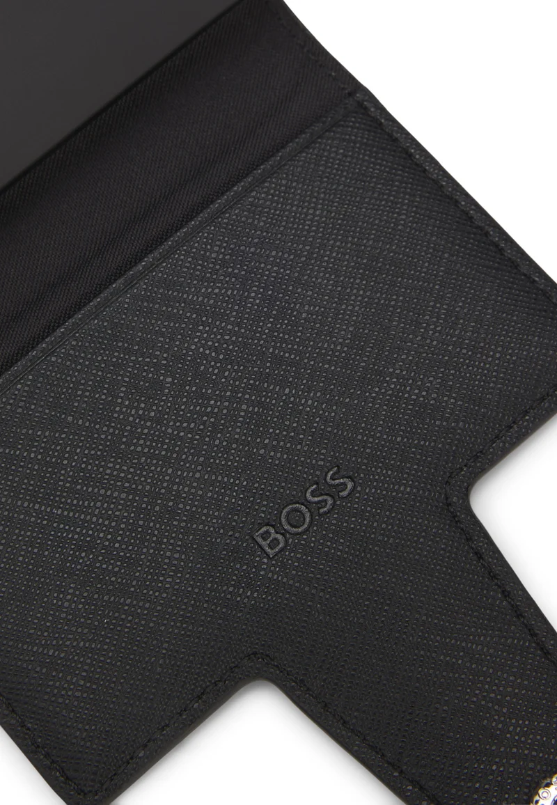 BOSS Black Logo card holder with Secrid technology for Men | Best Price UAE