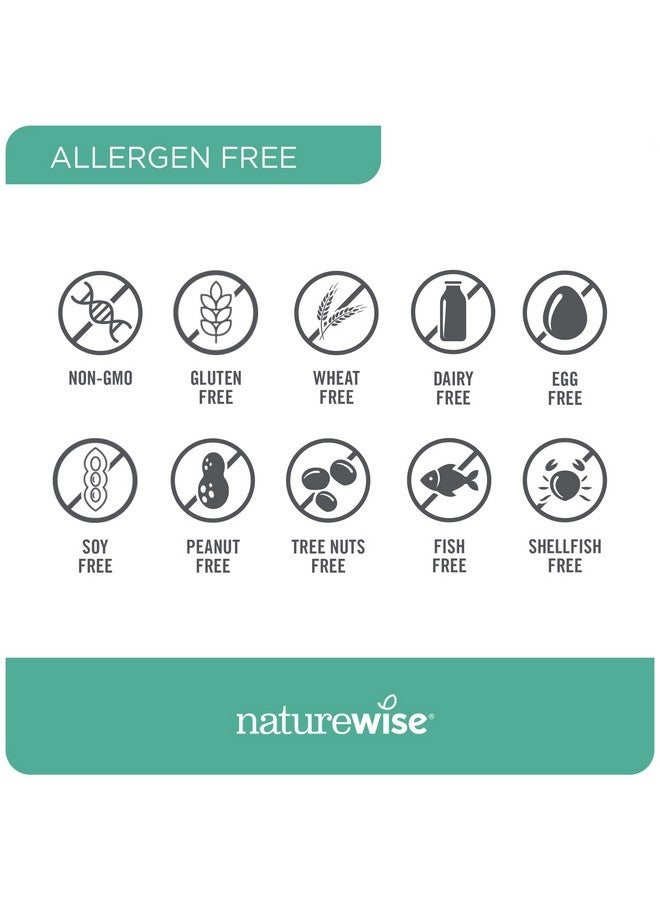 NatureWise Digestive Enzymes - Multi Enzymes with Probiotics + Prebiotics - Bromelain + Papaya Enzyme for Digestion of Carbs, Fats, Proteins, & Fiber - Soy-Free, Non-GMO - 60 Capsules[1-Month Supply] - Image 2