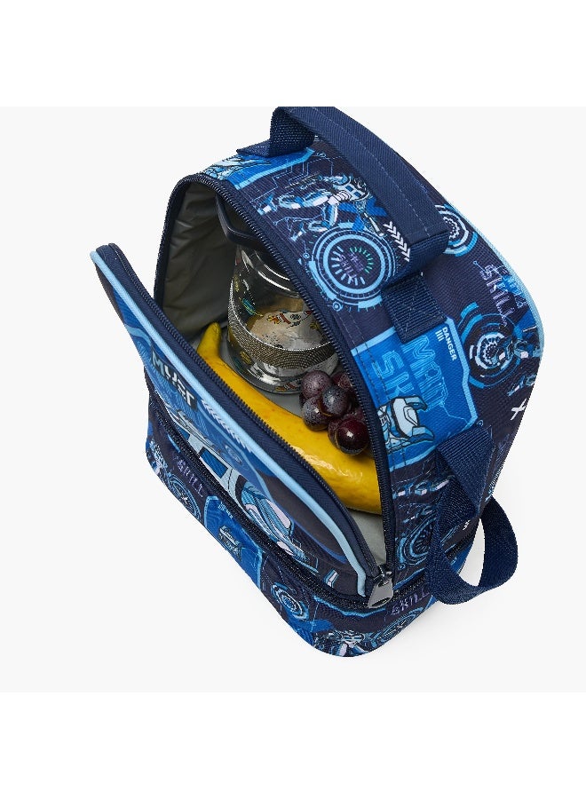 Must Robot-Lunch Bag-2 Cmprts- (Polyester) Multicolor \ 24?12?20 - Image 5