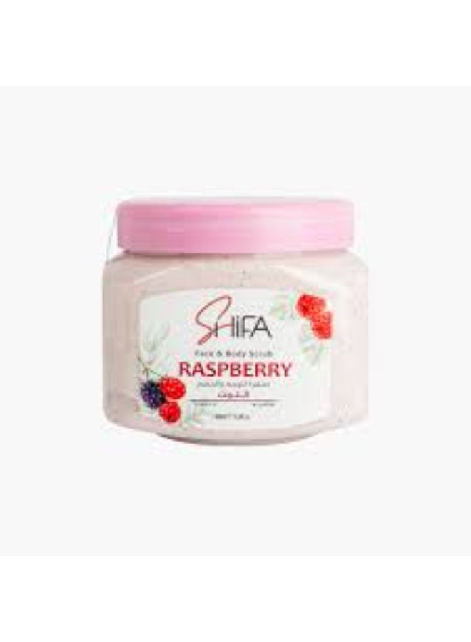 Shifa Raspberry Face & Body Scrub 500g