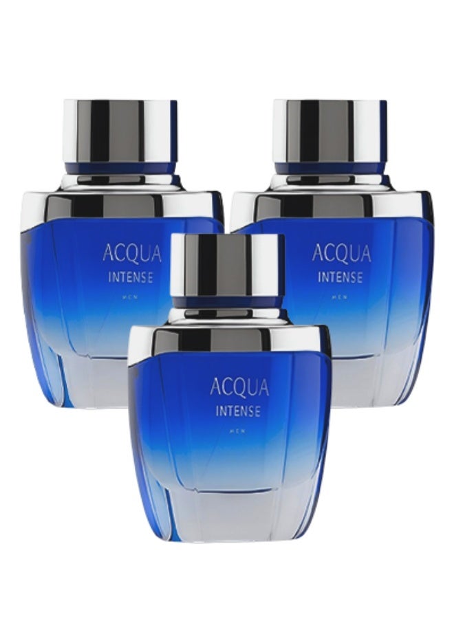 DELONGPRE 3 Pieces Acqua Intense Perfume 100ml EDP - Image 1