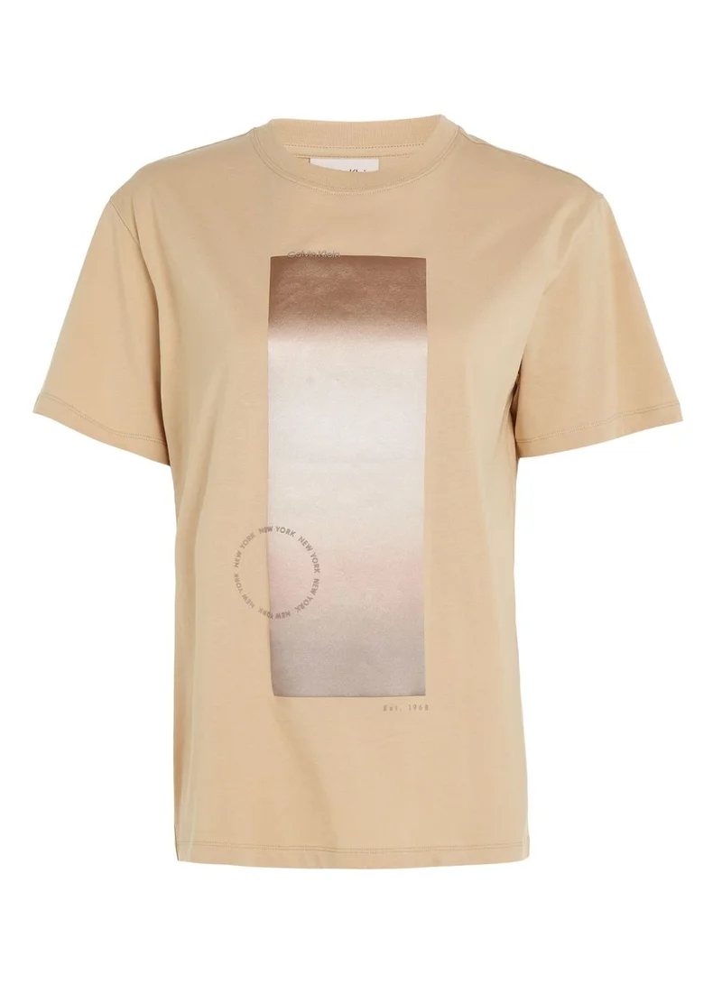 CALVIN KLEIN Round Neck Graphic T-Shirt