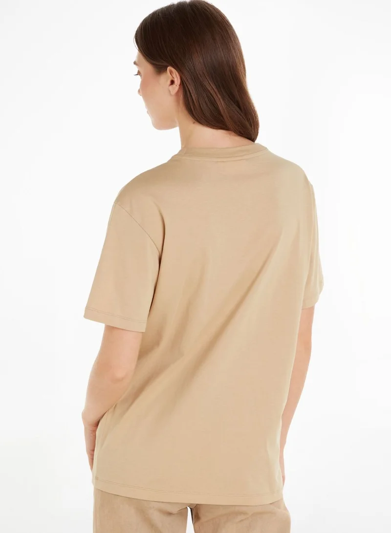 CALVIN KLEIN Round Neck Graphic T-Shirt