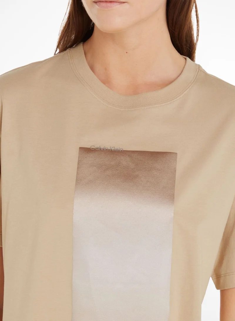 CALVIN KLEIN Round Neck Graphic T-Shirt
