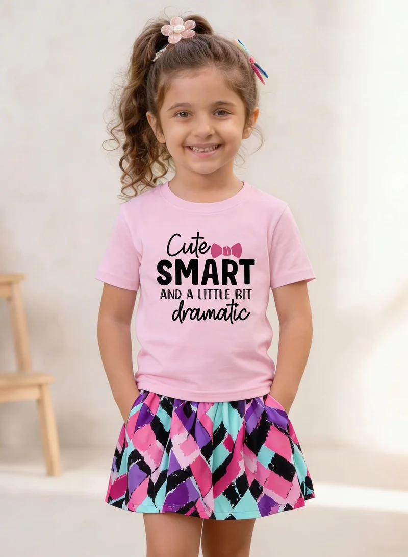 Funkaar Funkaar Girl Cute Smart And Dramatic T-Shirt