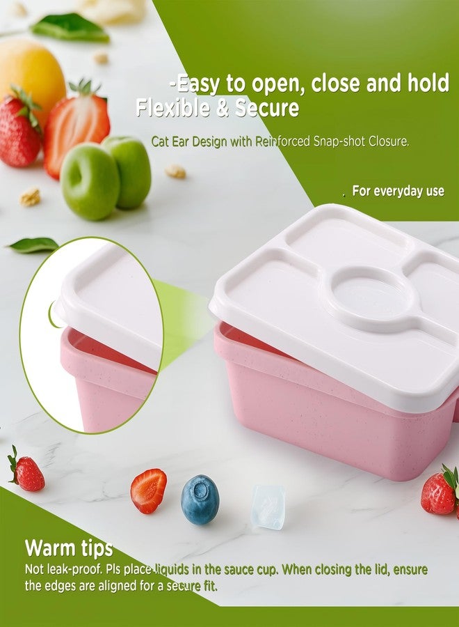 Sunhanny Bento Box for Kid Boys Girls School, Kids Bento Lunch Box, Pastel Color - Image 4