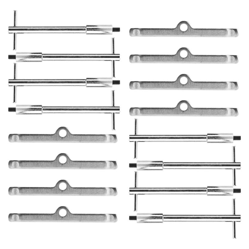 Valve Cover Hold Down Kit 8 5-Inch T-Bars 8 4-3/4-Inch Spreader Bars - Leak Proof Installation Accurate Pressure Control Valve Cover Bolts for Chevy Small Block Engine Rebuild - Image 1