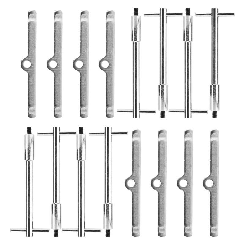 Valve Cover Hold Down Kit 8 5-Inch T-Bars 8 4-3/4-Inch Spreader Bars - Leak Proof Installation Accurate Pressure Control Valve Cover Bolts for Chevy Small Block Engine Rebuild - Image 4