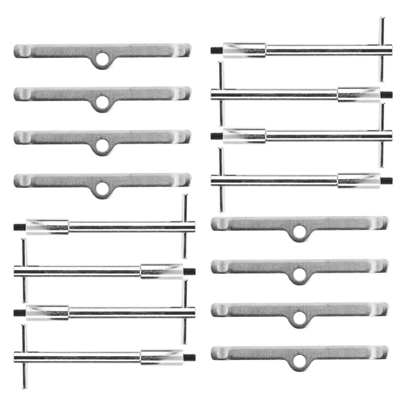 Valve Cover Hold Down Kit 8 5-Inch T-Bars 8 4-3/4-Inch Spreader Bars - Leak Proof Installation Accurate Pressure Control Valve Cover Bolts for Chevy Small Block Engine Rebuild - Image 2