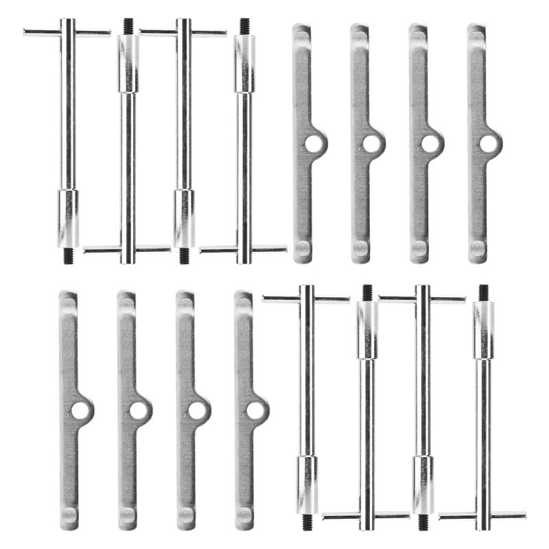 Valve Cover Hold Down Kit 8 5-Inch T-Bars 8 4-3/4-Inch Spreader Bars - Leak Proof Installation Accurate Pressure Control Valve Cover Bolts for Chevy Small Block Engine Rebuild - Image 5