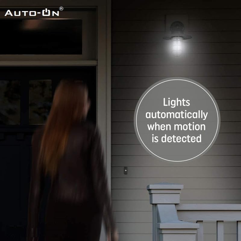 Auto-ON Motion Sensor LED Bulb E27 Screw Type (9W) (Automatic ON/OFF) (Works both during Day/Night) (Only Motion Sensing) (One Year Warranty) - (Yellow,Pack of 1) - Image 3